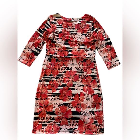 Ann Taylor Petite Pastel Patterned dress size small - Picture 9 of 11